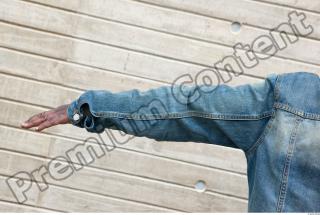 Black man in blue jeans clothe 0028